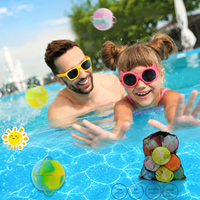 Ballons d'eau en silicone réutilisables ODM OEM, ballons d'eau rechargeables pour enfants, adultes, famille, piscine, plage, jeux d'eau, fête
