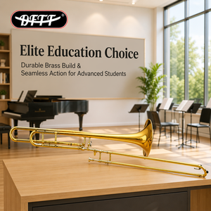 <span class=keywords><strong>Trombone</strong></span> ténor à piston Bb/F de haute qualité, instrument de musique professionnel en laiton pour les groupes scolaires et les distributeurs d'instruments - Product Image 5