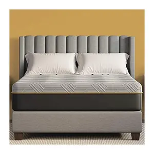 Design by Belgium Queen Size 7 Zone latex mattress Pocket Spring 30cm Foam Bed Mattress dream loft fabric cover