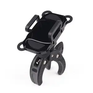 Suporte para celular de bicicleta, suporte de telefone para bicicleta com rotação 360 graus universal ajustável, montagem de guidão de motocicleta