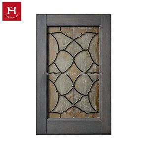 Koleksi Pintu Lemari Dapur Kayu Solid Happy Houses Farmhouse, Pintu Lengkung/<span class=keywords><strong>Barn</strong></span>/Kaca Panel, Pintu Kustom untuk Grosir Besar - Product Image 6