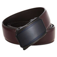 Ceinture à cliquet personnalisée OEM pour hommes, ceinture automatique en cuir pour hommes, largeur 3,5 cm, boucle en alliage