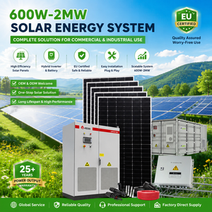 Sistema de Energía Solar Fotovoltaica de 1MW 2MW 5MW 10MW 20MW 50MW, Estación de Energía Solar de 500KW con Paneles Solares - Product Image 2