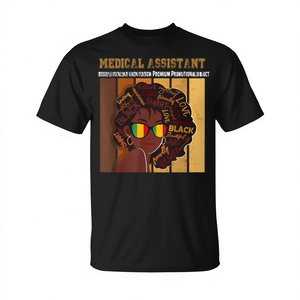 T-shirt promotionnel premium pour l'Assistent(e) Médical(e) en l'Histoire des Afro-Américaines - Product Image 2