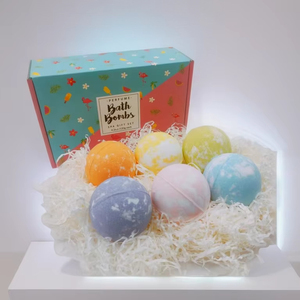 ฟองอาบน้ำทรงลูกบอลทำมืออุปกรณ์อาบน้ำออร์แกนิคทำมือพร้อมของเล่นเซอร์ไพรส์ภายใน - Product Image 1