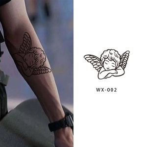 Tatuaggio Temporaneo con Motivi <span class=keywords><strong>Carini</strong></span>, Superficie Opaca Duratura, Adesivo Semi-permanente Impermeabile per Uomo - Product Image 3
