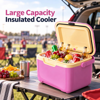 Glacière portable isotherme étanche pour aliments et boissons avec poignée de transport – Idéale pour le camping, les pique-niques et les voyages – Fournisseur OEM