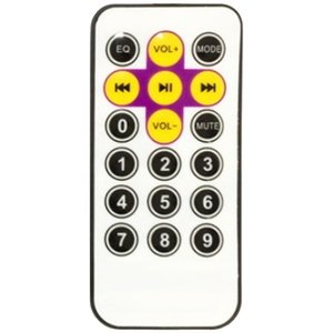 Điều Khiển Từ Xa Hồng Ngoại Mỏng Thông Dụng Cho Xe Hơi Âm Thanh MP3 DVD Loa Siêu Trầm Bộ Khuếch Đại Âm Thanh Tùy Chỉnh 18 Phím Bong Bóng Điều Khiển Từ Xa - Product Image 4