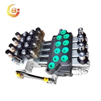 Vanne monobloc électro-hydraulique DCV40 à 5 bobines avec télécommande sans fil pour chariot élévateur, chargeuse et équipement sanitaire