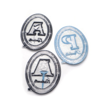 Patch brodé de 4 pouces en perles, amicettes et archonettes pour vêtements
