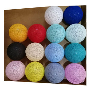 Dây Bông 6CM Đèn Đom Đóm Vòng Hoa Chạy Bằng Pin Đầy Màu Sắc Dùng Cho Đám Cưới Tại Nhà Tiệc Giáng Sinh Trang Trí Ngoài Trời - Product Image 4