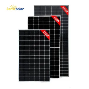 Private Customization Solar Panels 455w High Power High Quality All Black Solar Photovoltaic Panels