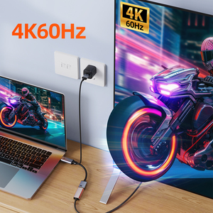 Adaptateur vidéo 4K 60Hz <span class=keywords><strong>HDMI</strong></span> vers <span class=keywords><strong>DisplayPort</strong></span> avec alimentation USB <span class=keywords><strong>HDMI</strong></span> 2.0 (mâle) vers DP 1.2 (femelle) Convertisseur moniteur actif noir - Product Image 2
