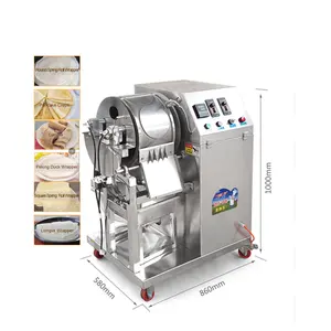 Fabricage Platte Arabische Brood Maken Machine Automatische Gas Injera Brood Bakken Productielijn Lumpia Automatische Roti Maker