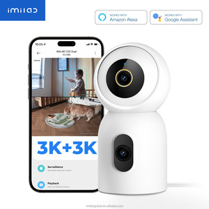 กล้องวงจรปิด IMILAB C30 แบบคู่ ความละเอียด 3K+3K สำหรับภายในอาคาร รองรับ WiFi ตรวจจับเสียงร้องมนุษย์/เสียงเด็กร้องไห้/ไฟไหม้และควัน  หมุนได้ 360 องศา ° กล้อง PTZ, ระบบมองเห็นกลางคืนแบบสี - Product Image 1