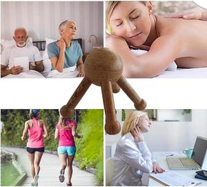 Outil de <span class=keywords><strong>massage</strong></span> en bois pour points de pression, forme d'araignée à 6 pattes, masseur manuel avec fonction musicale pour le cuir chevelu, le dos, le <span class=keywords><strong>cou</strong></span> <span class=keywords><strong>et</strong></span> les épaules - Product Image 5