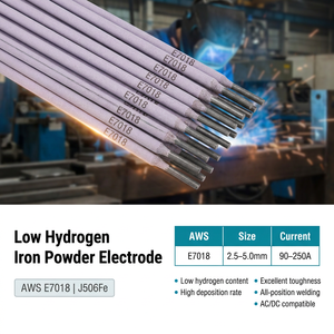 Electrodos de Soldadura de Acero Inoxidable E7018 <span class=keywords><strong>7018</strong></span>, 1 kg, 5 kg, 20 kg, <span class=keywords><strong>Bajo</strong></span> MOQ, <span class=keywords><strong>Bajo</strong></span> Contenido de Hidrógeno, AC DC, Logotipo Personalizado OEM Disponible, ISO9001 - Product Image 4