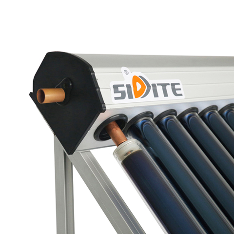 Heat Pipe Collector 24mm Biggger Header  Good Quality Good Quality With Ce Certificate Solar Keymark Certificate
