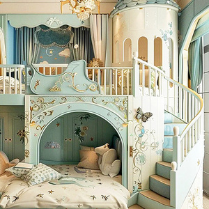 Design personalizzato di letti <span class=keywords><strong>per</strong></span> bambini di grandi dimensioni, casette, <span class=keywords><strong>mobili</strong></span> artistici <span class=keywords><strong>per</strong></span> bambini e letti castello <span class=keywords><strong>per</strong></span> ville - Product Image 3