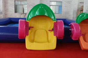 Barco a pedal para parque de atracciones para niños, juguetes acuáticos, barco para piscina de agua - Product Image 3