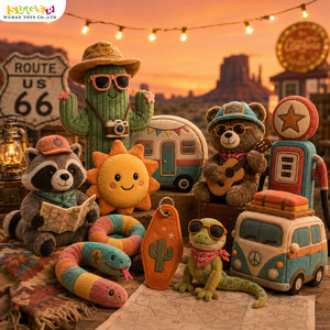Jouets en peluche personnalisés pour festivals et souvenirs culturels, vente en gros, matériaux écologiques, faible MOQ, usine OEM avec livraison rapide - Product Image 1
