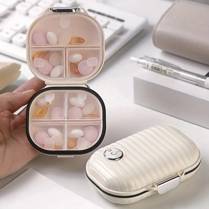 Wholesale 7-Days Pills Medicine Storage Box Weekly <b>Tablet</b> Holder Organizer <b>Container</b> Case Pill Splitters - Product Image 1