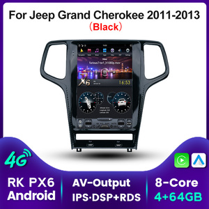 Px6 tự động <span class=keywords><strong>Android</strong></span> Xe Video cho Jeep Grand Cherokee 2011 201 đài phát thanh stereo 4 gam Wifi GPS Navigation xe-chơi DVD Player IPS RDS - Product Image 5