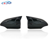 Tapas de la cubierta del espejo retrovisor del coche estilo M de aspecto de carbono ABS negro brillante para Toyota Corolla 11th Gen Axio Fielder 2014-2018-2022