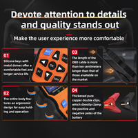 Escáner de Diagnóstico Automotriz OBD2 HC368 PRO - Dispositivo de Lectura 2 en 1 para Códigos de Error del Motor