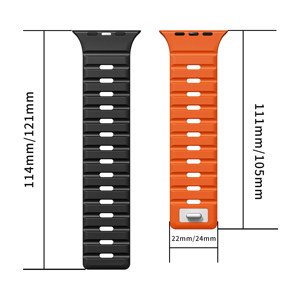 <span class=keywords><strong>Bracelet</strong></span> de montre magnétique en silicone <span class=keywords><strong>Ultra</strong></span> 2 I <span class=keywords><strong>Watch</strong></span> 7/8/9/10, <span class=keywords><strong>bracelet</strong></span> de luxe étanche 42/44/45/49 mm pour <span class=keywords><strong>Apple</strong></span> <span class=keywords><strong>Watch</strong></span> - Product Image 2
