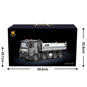 フイナ 1536PRO 1/14スケール 合金製 ラジコン ダンプトラック 13チャンネル リアルな荷降ろし動作とサウンドエフェクト付き - Product Image 6