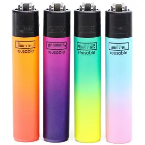 Customized Logo Is Welcome Cigarette Lighter Wholesale Refilled C-lippe Smoking Cigarette Lighter Butane Gas Lighters