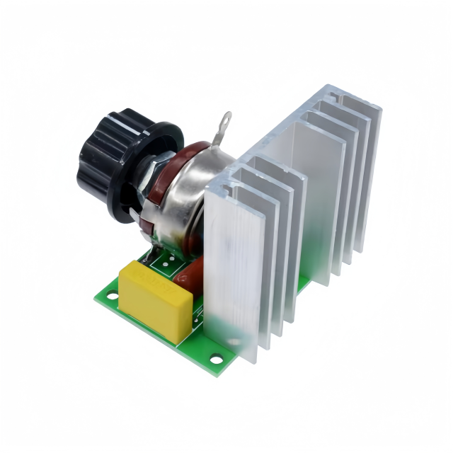 4000W High Power SCR Voltage Regulator Module AC 220V Speed Controller & Dimmer for Motor & Resistive Load DIN Rail Mount