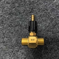 Injecteur chimique réglable Venturi pour détergent à basse pression, raccord mâle-mâle 3/8 BSP