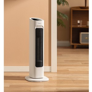 Calentador Eléctrico Midea, Área de Calefacción de 15 m², Función de Oscilación y Temporizador, Color Blanco - Product Image 1