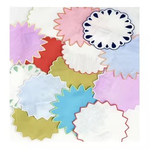 Venta al por mayor francés bordado servilleteros de algodón y <span class=keywords><strong>lino</strong></span> <span class=keywords><strong>para</strong></span> uso doméstico personalizable mantel de <span class=keywords><strong>lino</strong></span> - Product Image 2