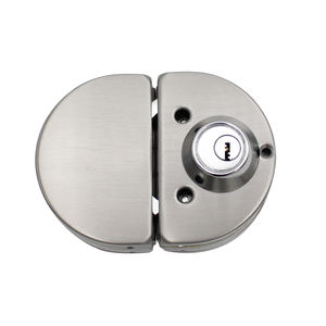 Cerradura comercial de acero inoxidable para puerta doble de vidrio templado sin marco para oficina/entrada de tienda minorista - Product Image 6