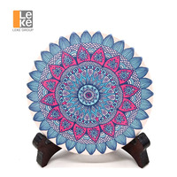 Dessous de verre élégants en céramique personnalisés en usine Base en liège absorbant l'eau antidérapant Protection de table souvenir de couleur CMJN écologique