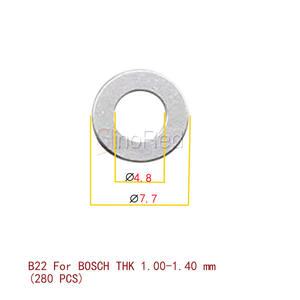 Cuña de ajuste <span class=keywords><strong>Berserk</strong></span> B22 para BOSCH THK 1,00-1,40mm <span class=keywords><strong>280</strong></span> PCS para inyector diésel - Product Image 2
