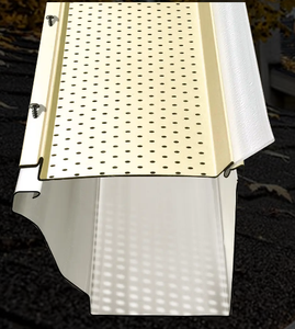 Protectores de Canaletas de 5 Pulgadas, Protección Contra Hojas, Los Más Vendidos en Estados Unidos, Cubiertas de Aluminio para Canaletas, Protectores de Aluminio para Canaletas - Product Image 4