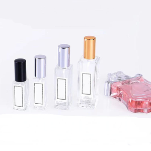 Wholesale 1ml 2ml 3ml 5ml 10ml Clear Square Shape <b>Perfume</b> Container with Cap <b>Roll</b> <b>on</b> Screen Printed Glass Bottles - Product Image 4