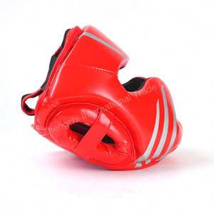 Protège-tête en cuir pour arts martiaux MMA <span class=keywords><strong>Casque</strong></span> de <span class=keywords><strong>boxe</strong></span> de combat Kickboxing avec cage en métal pour l'entraînement et la compétition - Product Image 4