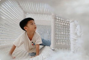 Filet d'escalade en forme de dôme arc-en-ciel pour aire de jeux extérieure personnalisée et sécurisée, pour les zones de jeux intérieures et extérieures et les aires de jeux préscolaires - Product Image 3