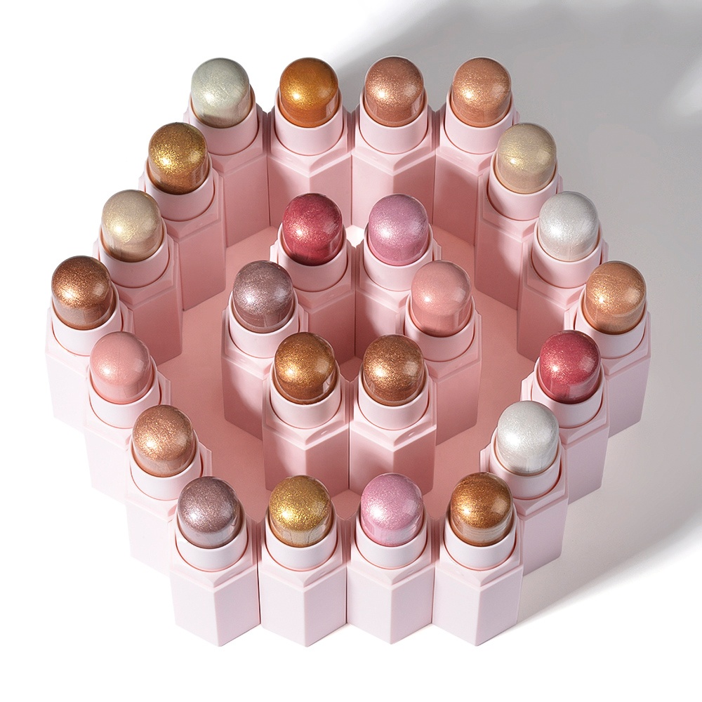 Новое поступление, Собственная Марка, 13 цветов, индивидуальный долговечный водонепроницаемый мерцающий хайлайтер, крем для макияжа, хайлайтер, палочка