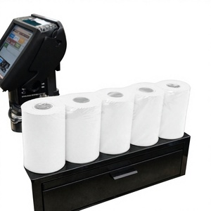 กระดาษม้วนความร้อนคุณภาพดีสำหรับเครื่องบันทึกเงินสด ขนาด 57*50 มม. กระดาษม้วนความร้อนสำหรับ POS <span class=keywords><strong>ATM</strong></span> ธนาคาร ปราศจากสาร BPA มีตัวอย่างให้ทดลองฟรี - Product Image 1