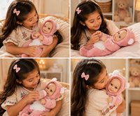 Poupée Reborn Yeezwood Mignonne de 40 cm, Corps Entier en Vinyle, pour Fille, Poupées Bébé Réalistes en Vinyle et Silicone, Jouets pour Enfants Filles