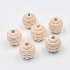 Manufacturer Wholesale 20mm Log Natural Color Garland Spacer Hemu Loose <b>Wood</b> <b>Beads</b> for Chain Bracelet Food Grade Baby Molar Toys - Product Image 3