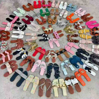 Neue Modische Damen- und Mädchen-Sandalen im Koreanischen Stil aus Echtem Leder Flache Sommersandalen Atmungsaktives Mesh für Alltag und Shopping