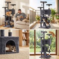 Arbre à chat, grande tour pour chat avec lit, griffoir, robuste, multi-niveaux, pour l'intérieur, vente en gros