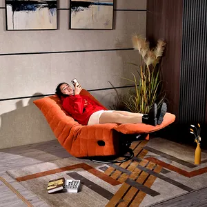 Sedia minimalista del sofà della sedia di svago del sofà pigro del salone multifunzionale rotante retrattile all'ingrosso